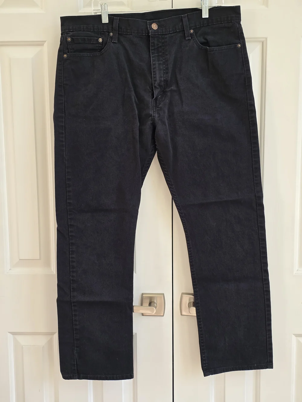 Levi's Black Straight-Leg Men's Jeans